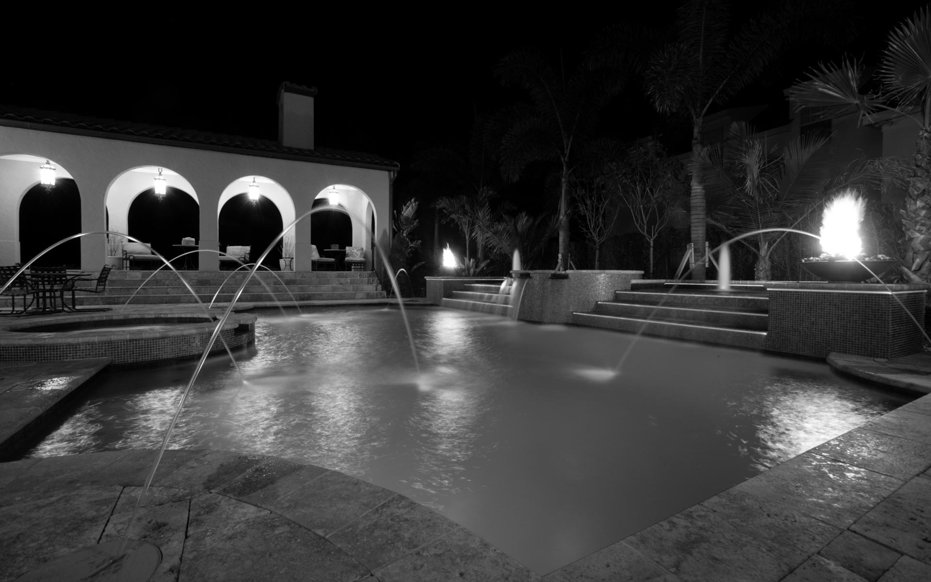 houzz design, orlando custom pool contractor, freeform and linear pool design styles